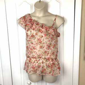 TCEC Ruffle One Shoulder Blouse‎